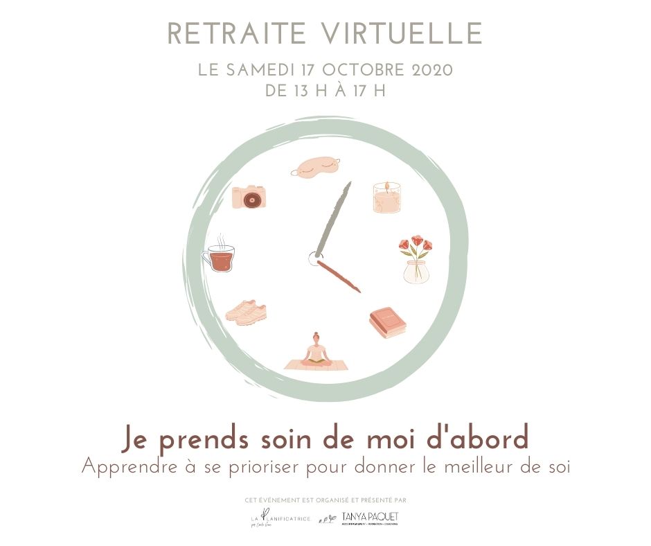 Retraite Je prends soin de moi d'abord